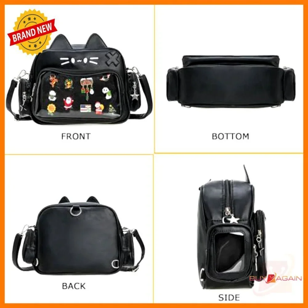 Kawaii Ita Bag Backpack Crossbody Pin Display Multi-Purpose Shoulder Bag